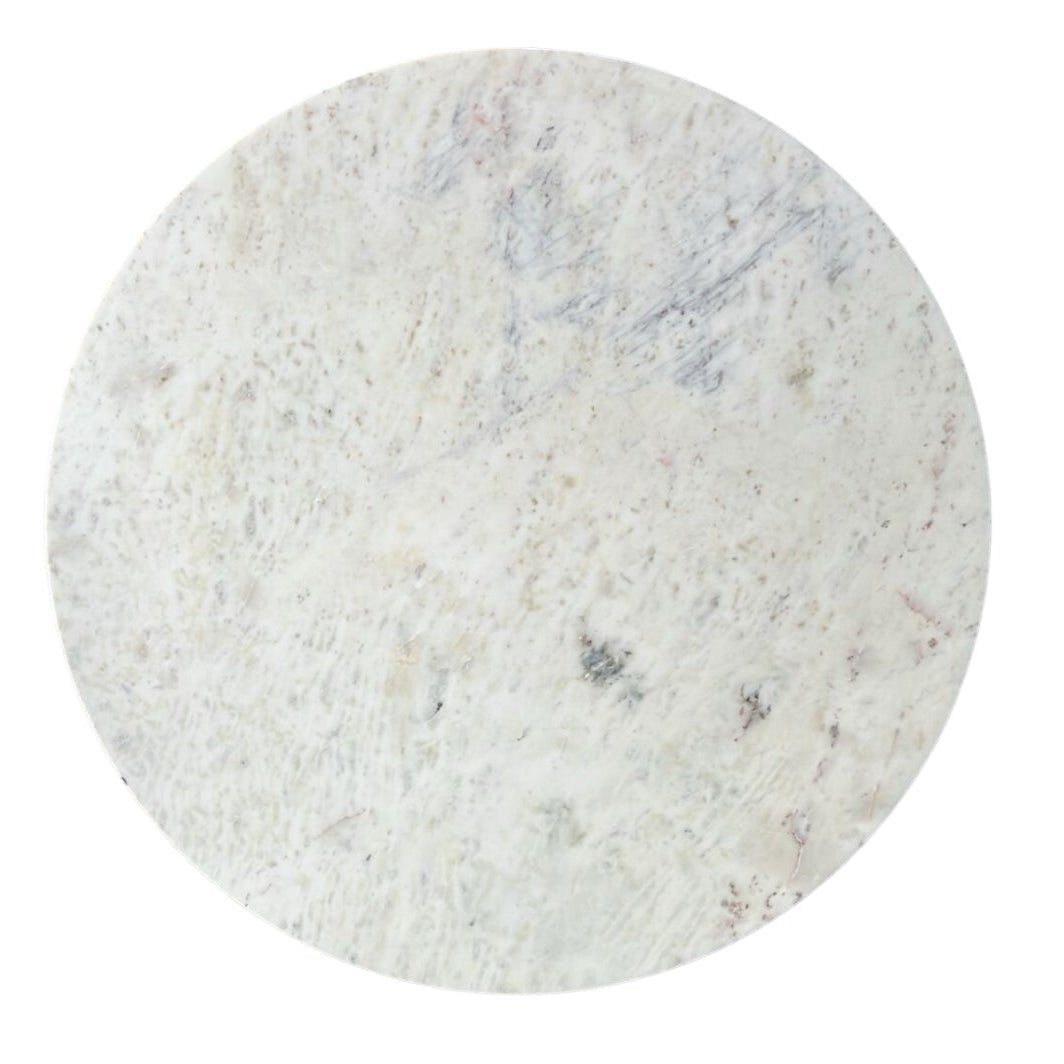 Mesa de comedor redonda mármol y madera de mango Zahara - Vintahome