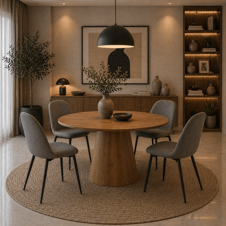 Mesa de comedor redonda Ø120 Zen - Vintahome