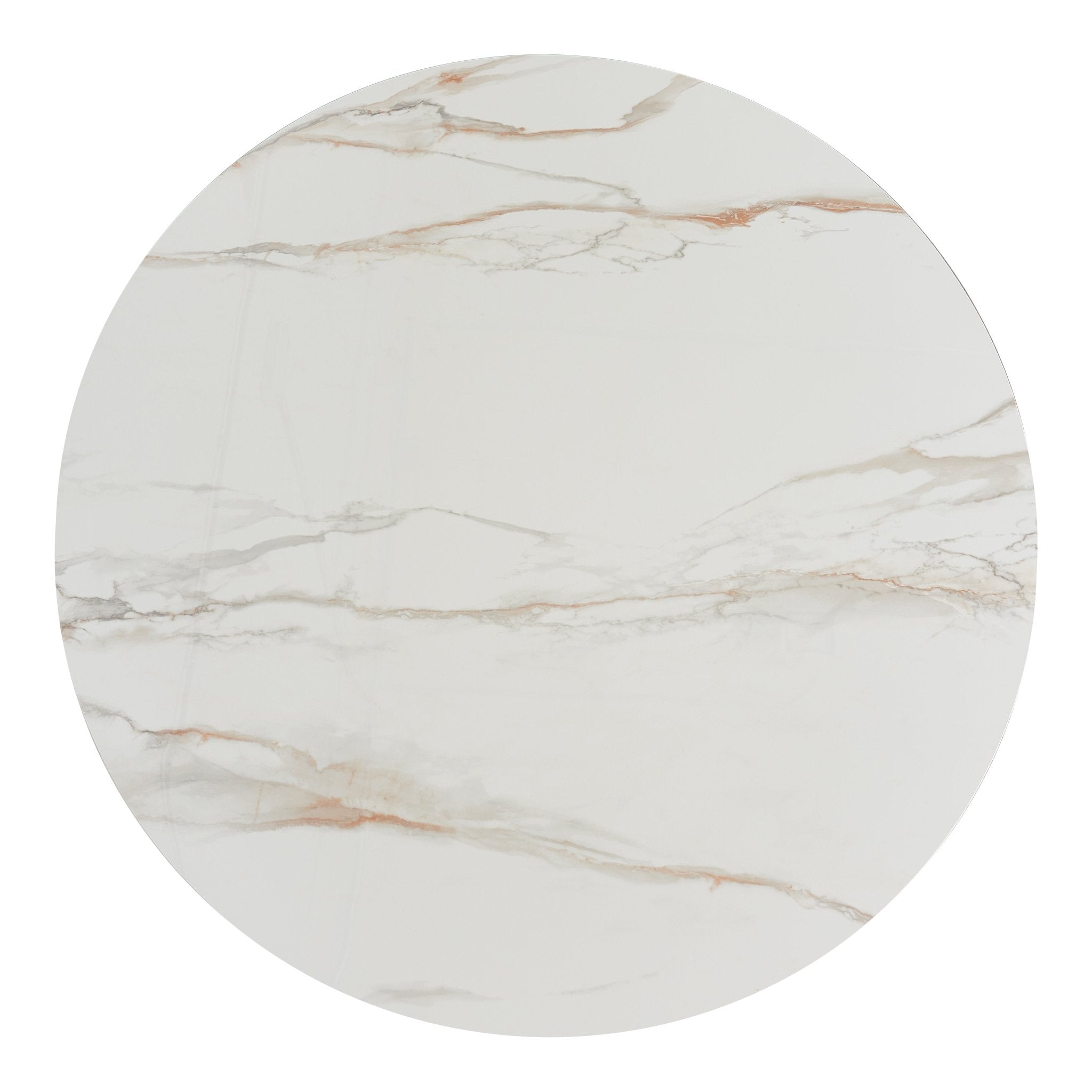 Mesa de comedor Tuli blanca piedra sinterizada - Vintahome