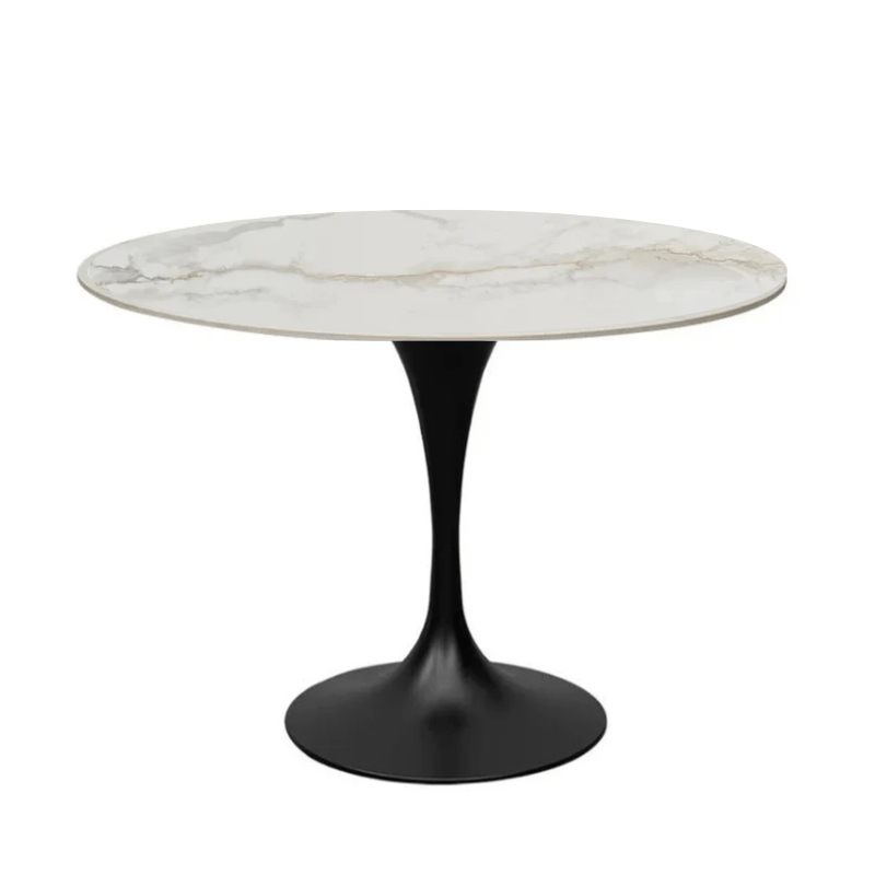 Mesa de comedor Tuli negra piedra sinterizada - Vintahome