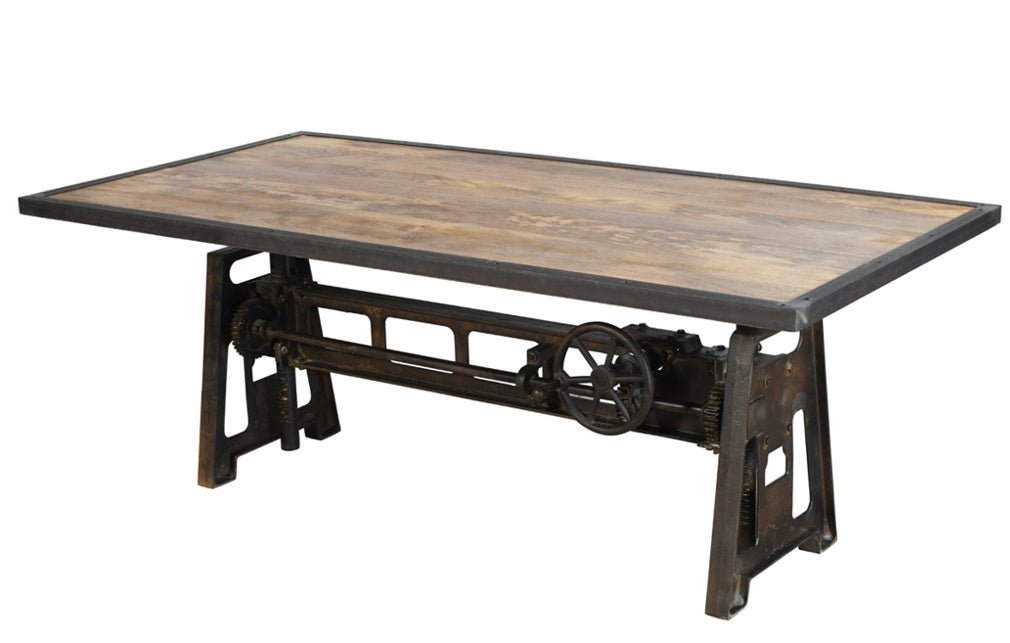 Mesa industrial elevable 200x100 cms Aswan - Vintahome