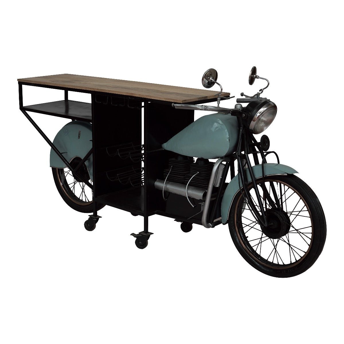 Comptoir de bar en manguier