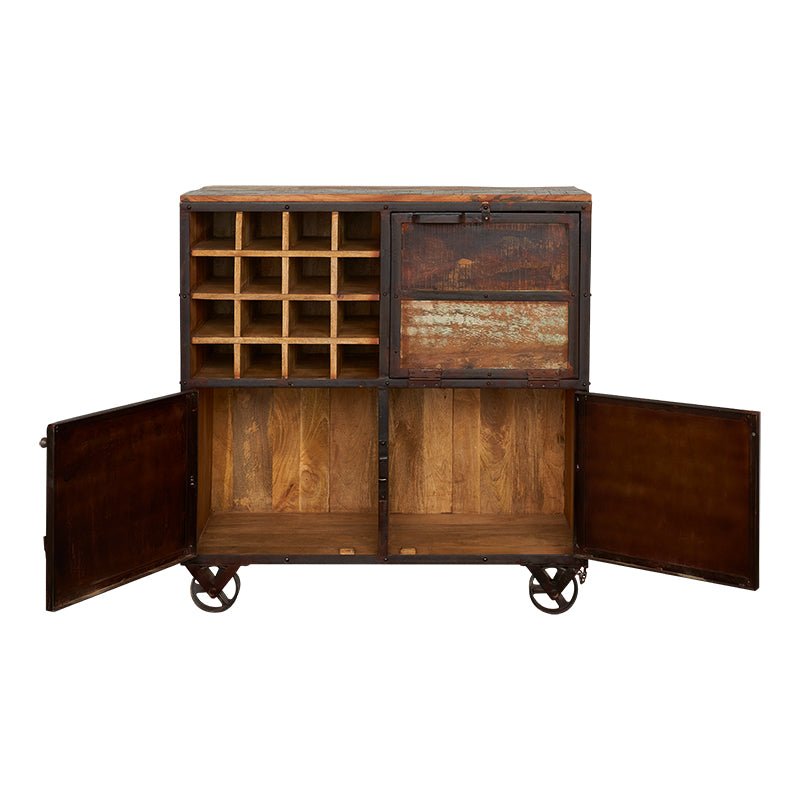 Mueble botellero industrial Spin