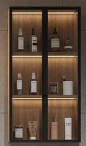 Michigan 140 4-teiliger Badezimmerschrank aus Holz – Vintahome