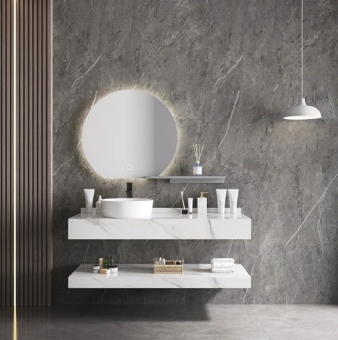 Mueble de baño 80 con lavabo y espejo Tilo - Vintahome