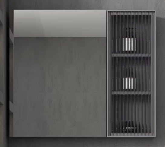 Mueble de baño con lavabo y mueble espejo 60 cm Calpe - Vintahome