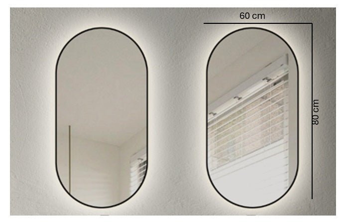 Mueble de baño encimera 2 lavabos 140 + espejos led Mauricio gris - Vintahome