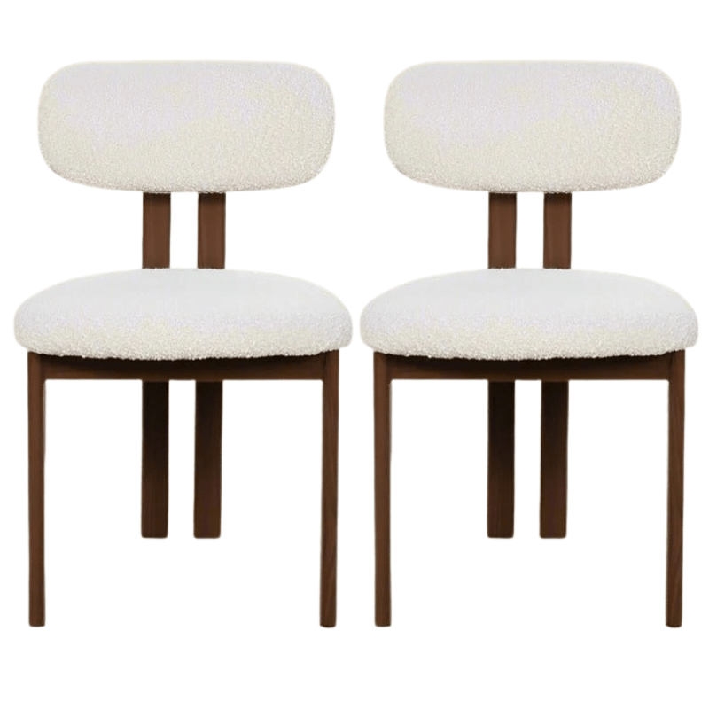 Pack 2 Sillas de comedor Liberty boucle - Vintahome