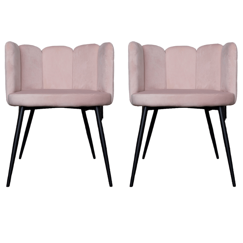 Pack 2 Sillas de comedor terciopelo Sould - Vintahome