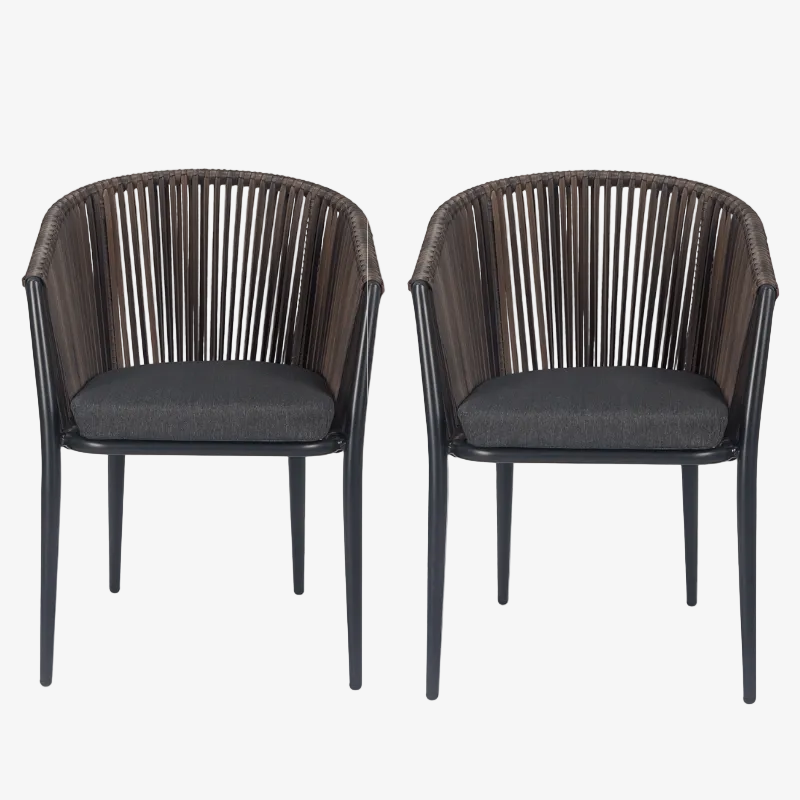 Pack 2 Fauteuil d'extérieur parisien Matheu - Vintahome