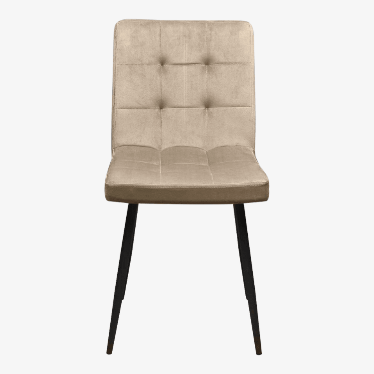 Pack 4 Sillas comedor terciopelo Mirlo - Vintahome