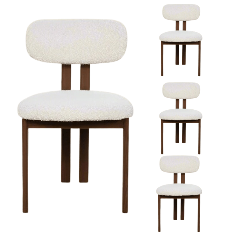 Pack 4 Sillas de comedor Liberty boucle - Vintahome
