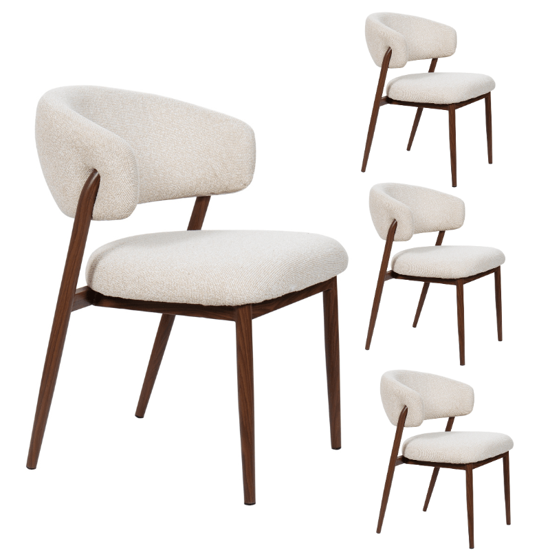 Pack 4 Sillas de comedor Nova Nordic - Vintahome
