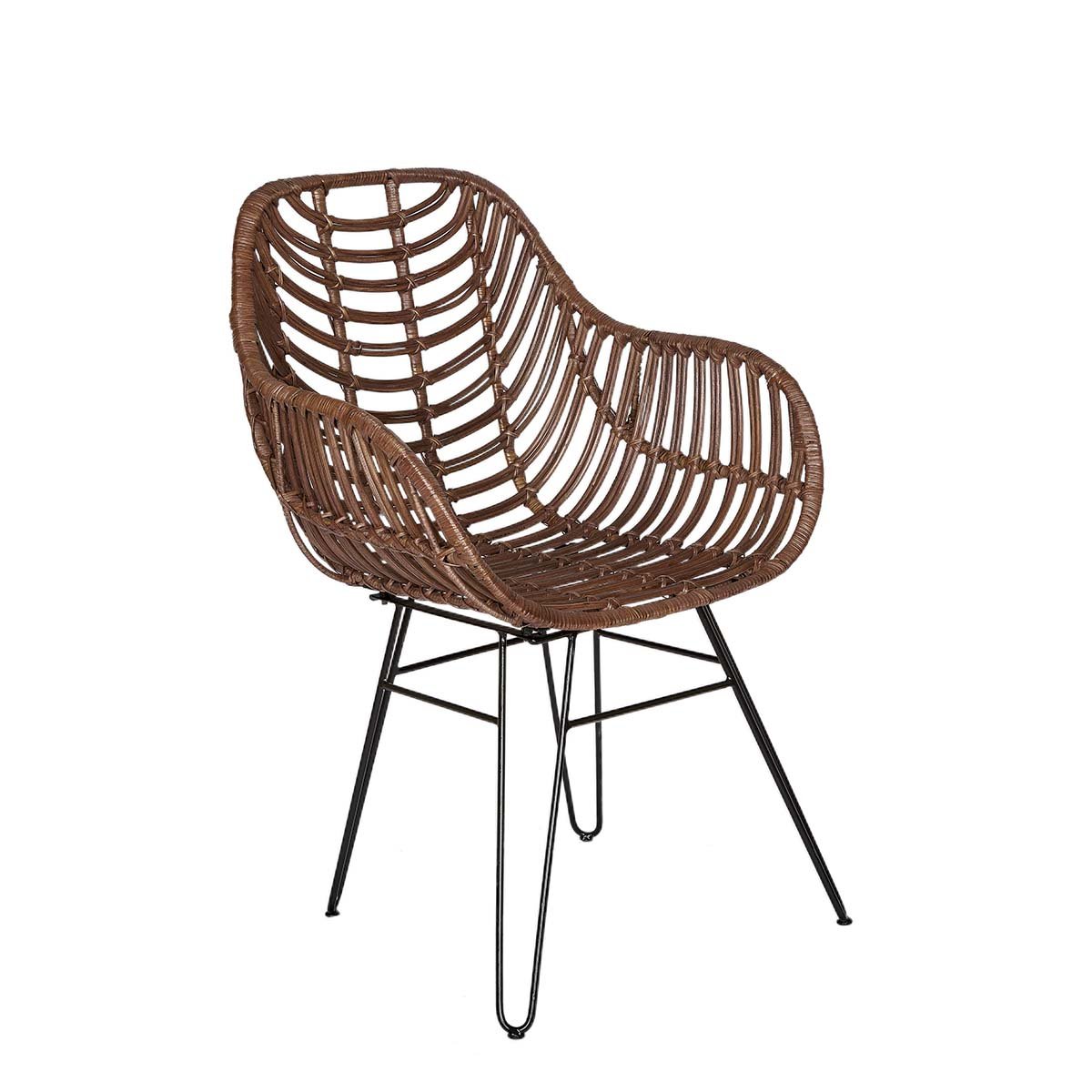 Pack 4 Lionel Rattan-Esszimmersessel - Vintahome