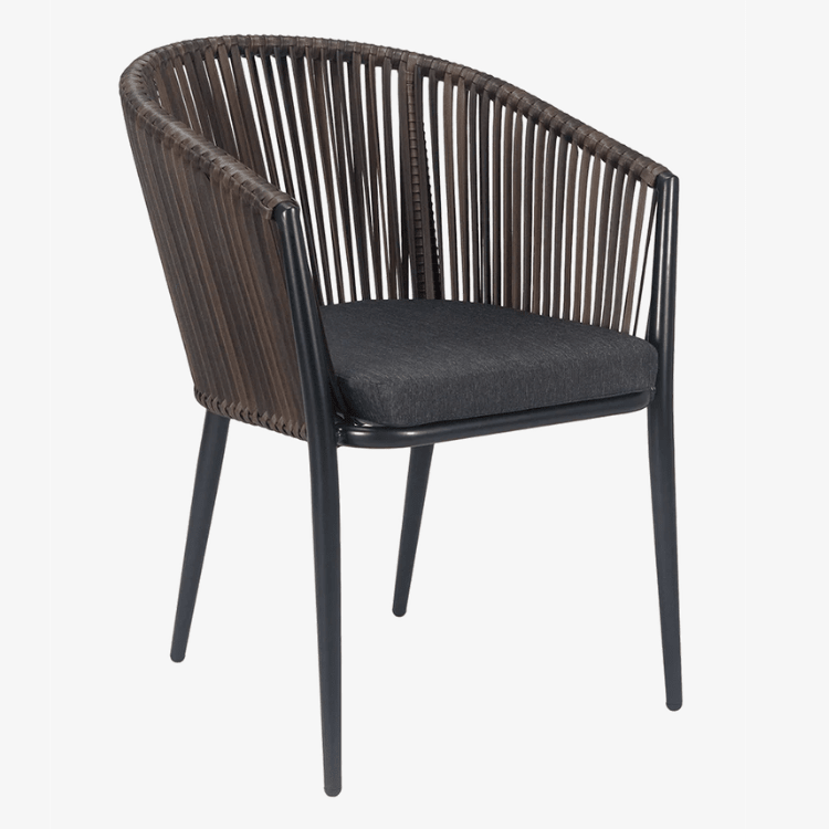 Pack 4 Poltrona exterior parisiense Matheu - Vintahome