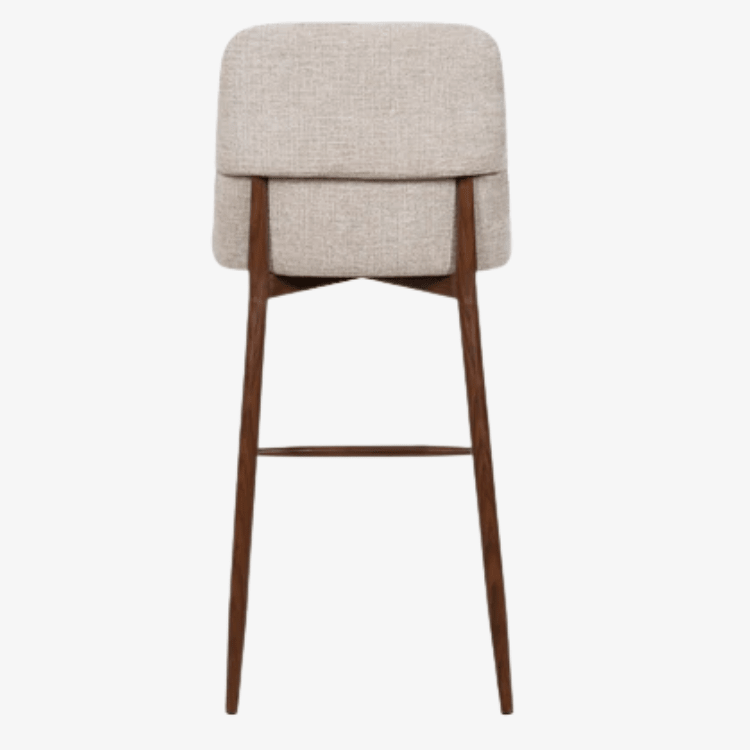 Pack 4 bancos altos Toulouse bege - Vintahome