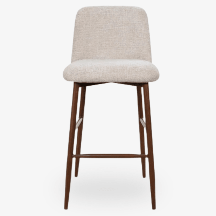 Pack 4 Taburete de bar Toulouse beige - Vintahome