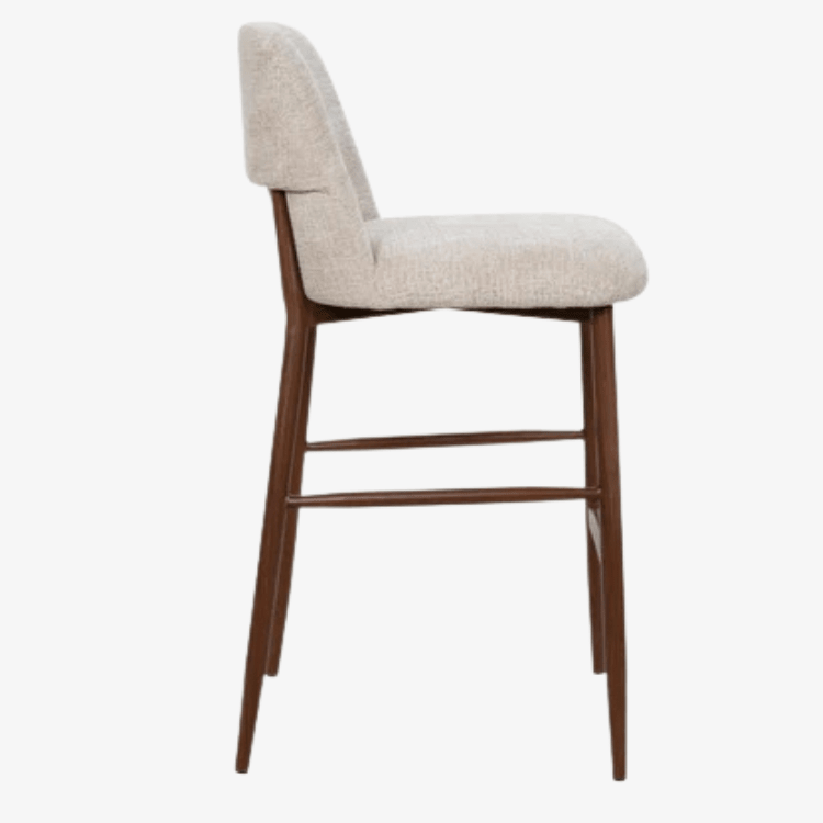 Pack 4 Taburete de bar Toulouse beige - Vintahome