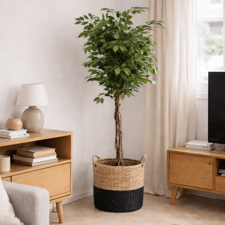 Planta artificial ficus verde H180 - Vintahome