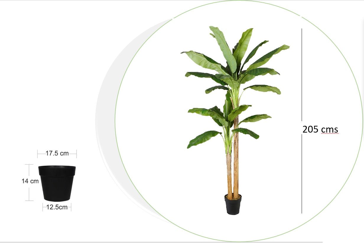 Planta de bananeira artificial H205