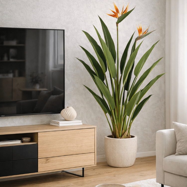 Planta Strelitzia ave-do-paraíso