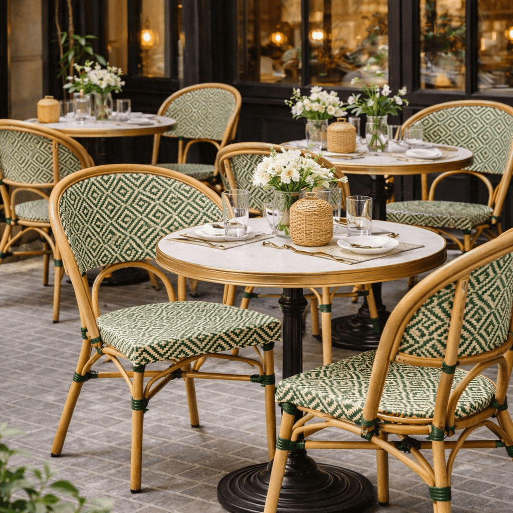 Silla Bistro Parisina Montmartre – Bamboo Look - Vintahome