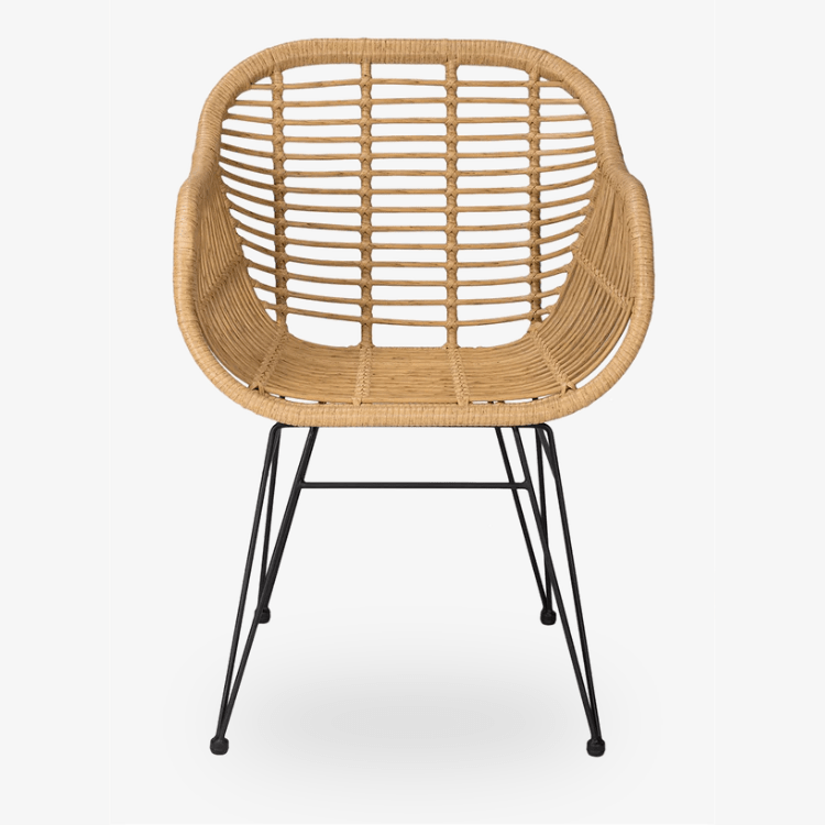 Silla comedor ratán natural Feber - Vintahome