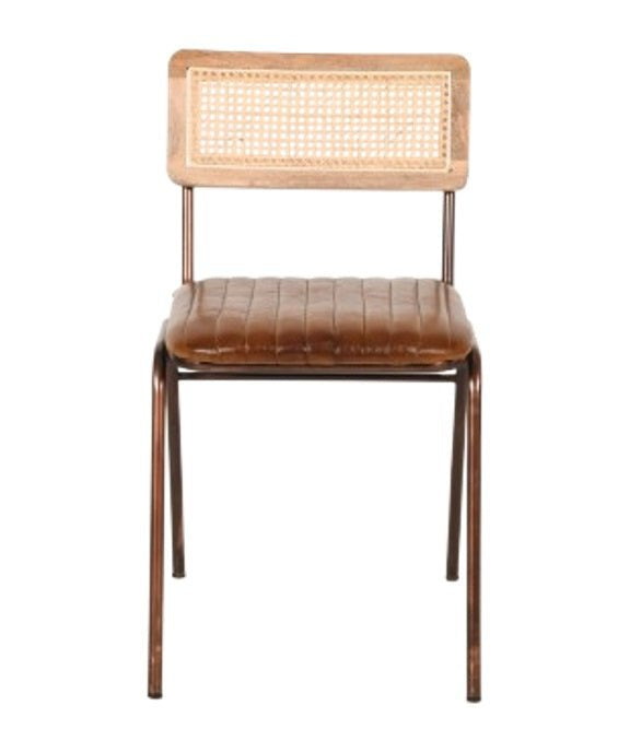 Silla comedor vintage cuero Sareh cooper