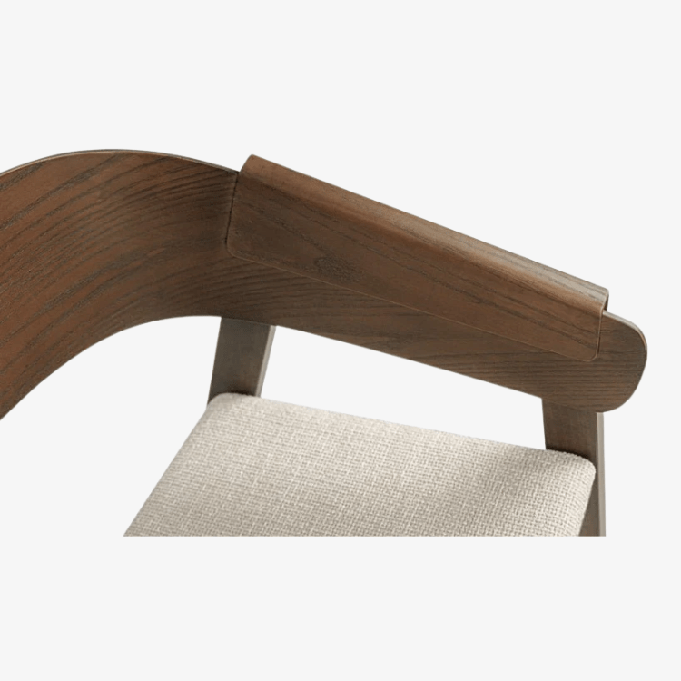 Silla de comedor con reposabrazos madera Mimo - Vintahome