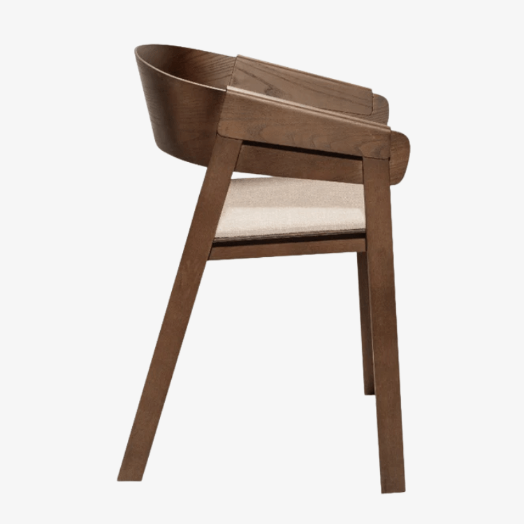 Silla de comedor con reposabrazos madera Mimo - Vintahome