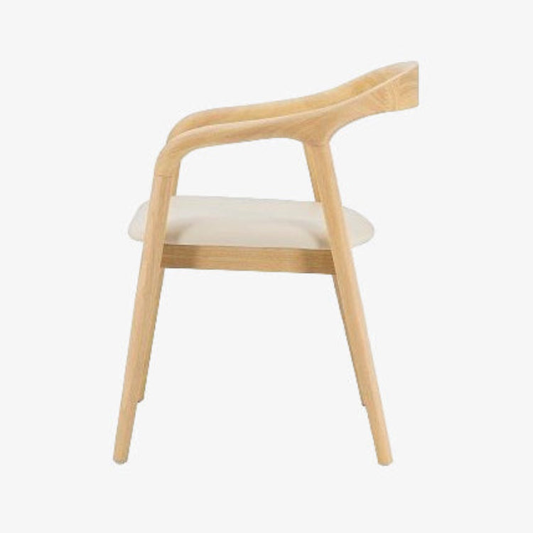 Silla de comedor de madera color natural Shaky - Vintahome