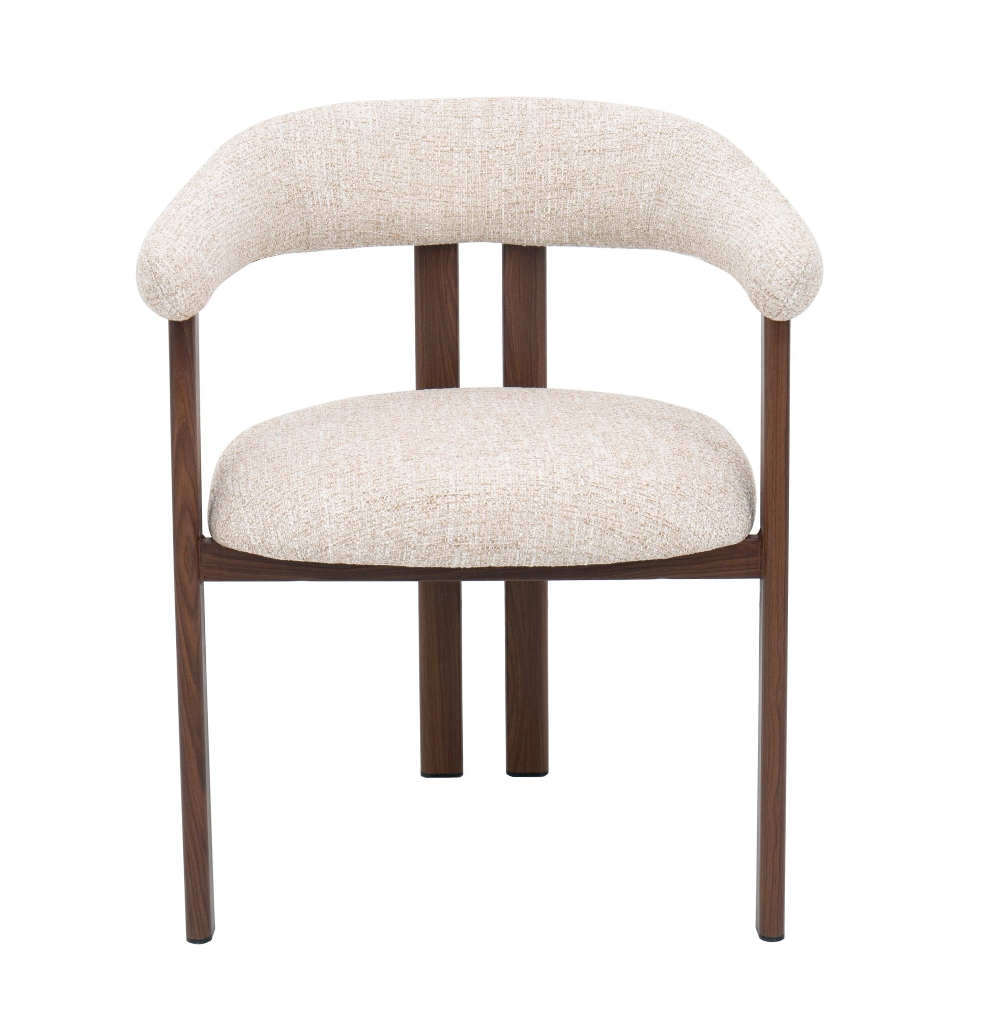 Silla de comedor escandinavo con brazos HYGGE Tapizado - Vintahome