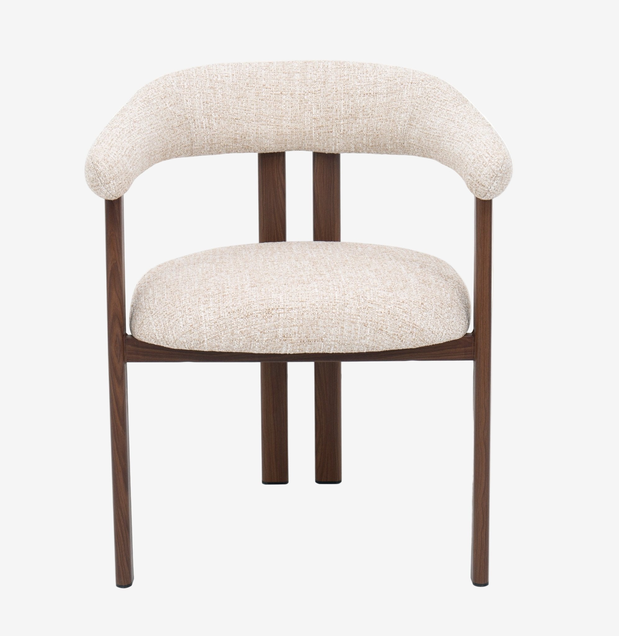 Silla de comedor escandinavo con brazos HYGGE Tapizado - Vintahome