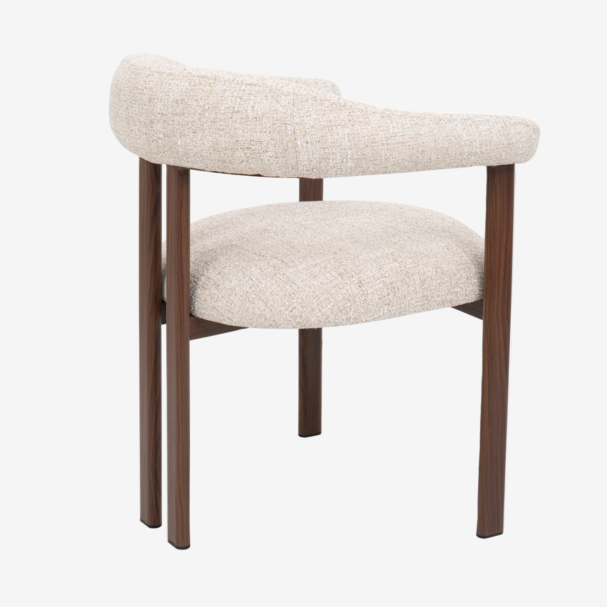 Silla de comedor escandinavo con brazos HYGGE Tapizado - Vintahome