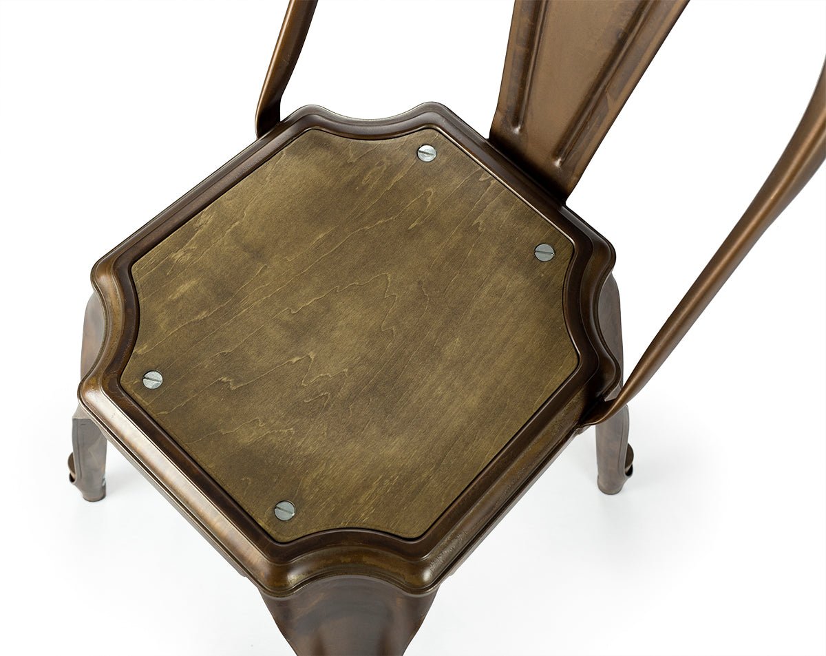 Marays stoel houten zitting