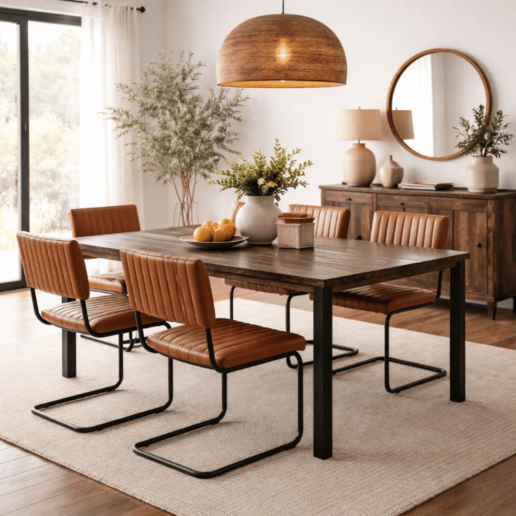 Silla de comedor Kendal marrón - Vintahome