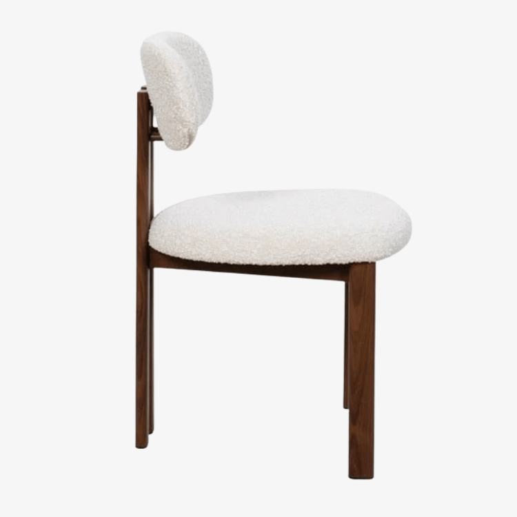 Esszimmerstuhl aus Liberty-Bouclé - Vintahome