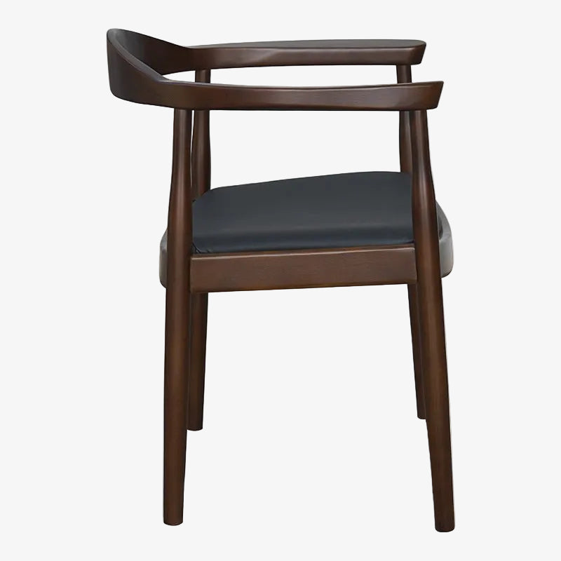 Walnoot walnootstoel nevu gestoffeerd