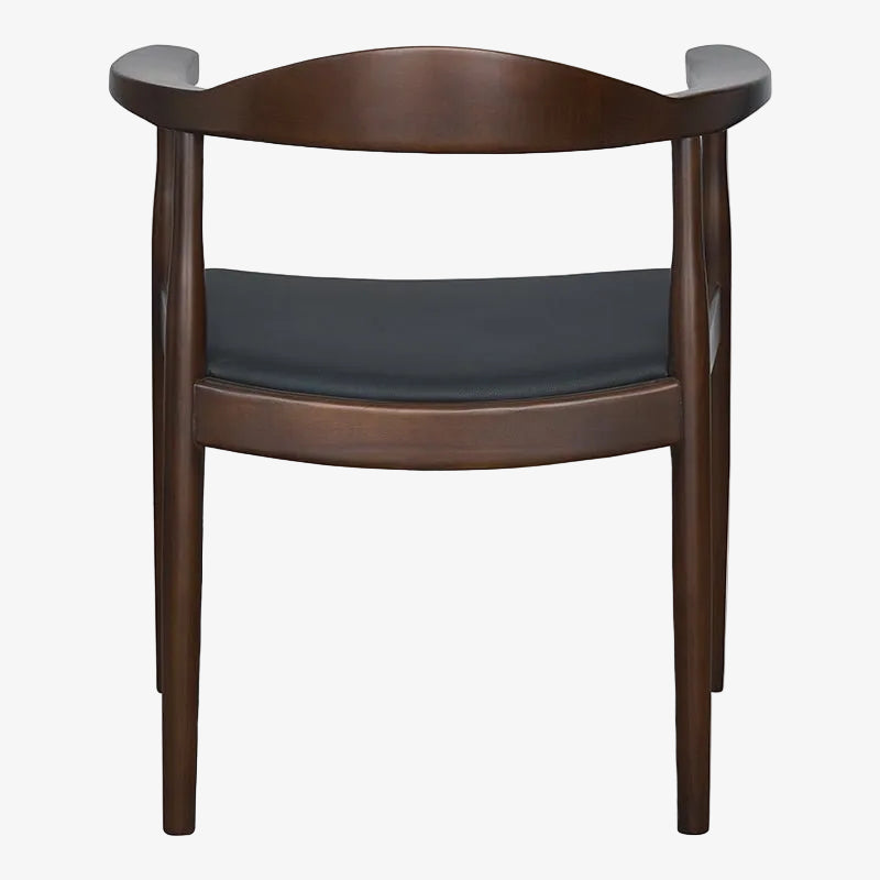 Walnoot walnootstoel nevu gestoffeerd