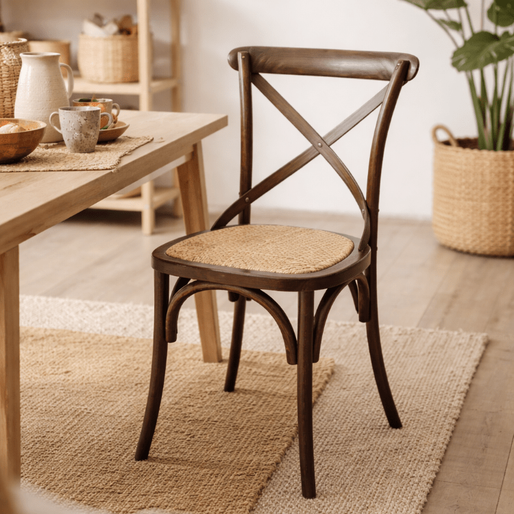 Silla de comedor madera Thomas nogal - Vintahome