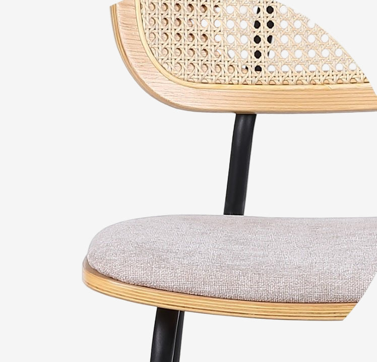 Silla de comedor madera y acero Alan - Vintahome