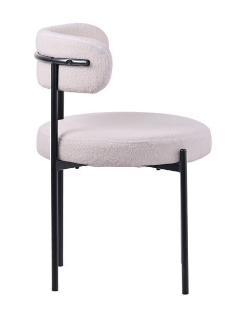 Silla de comedor Matis boucle - Vintahome