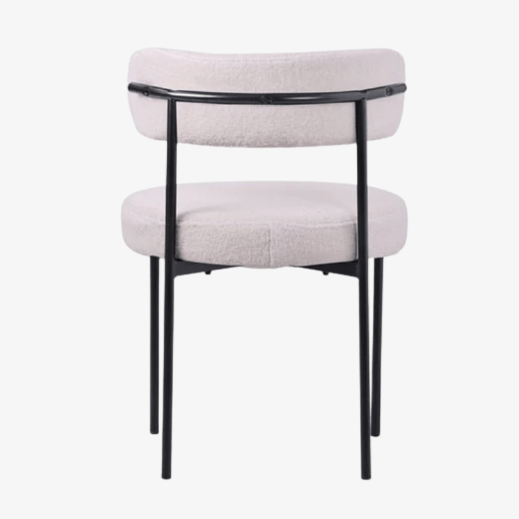 Silla de comedor Matis boucle - Vintahome