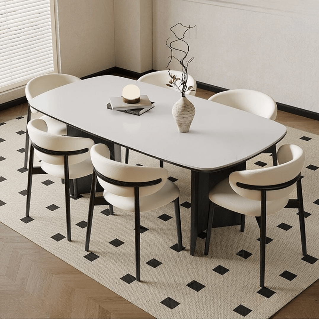 Silla de comedor nórdica acero negro Olimpo - Vintahome