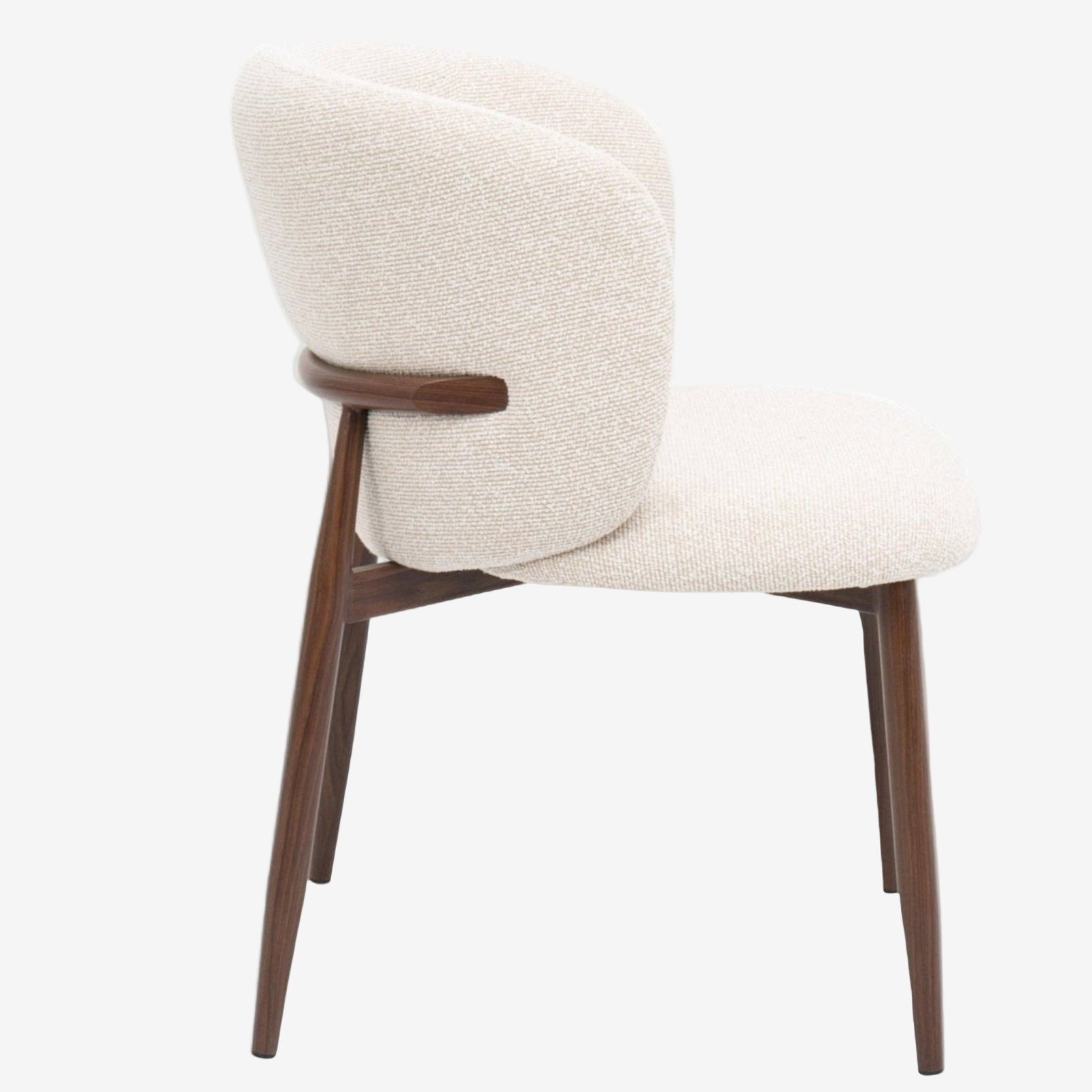 Silla de comedor nórdica Celia tapizada - Vintahome