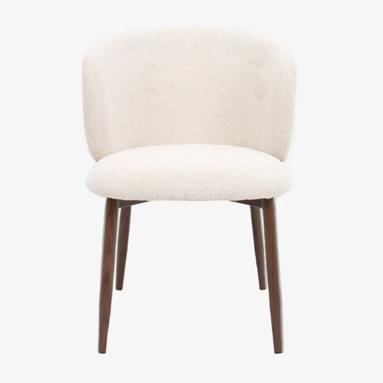 Silla de comedor nórdica Celia tapizada - Vintahome