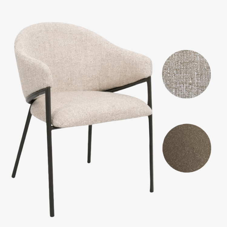 Silla de comedor nórdica Nalón - Vintahome