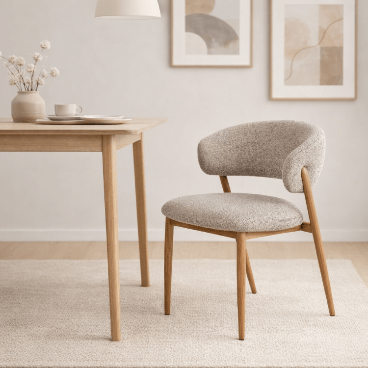 Silla de comedor Nova Nordic Rosewood - Vintahome