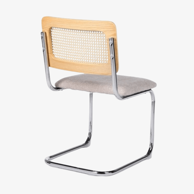 Silla de comedor ratán y tapizada Ninfa - Vintahome