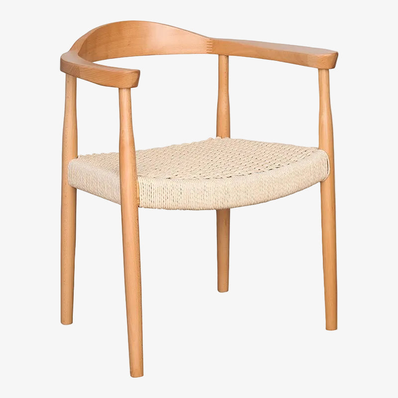 Holzholz und Enea -Sitz natürlicher Sitzstuhl